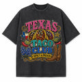 Vintage Washed Texas Taco Club Heavyweight Graphic Tee in Vintage Washed Heavyweight T-Shirt, Washed Black