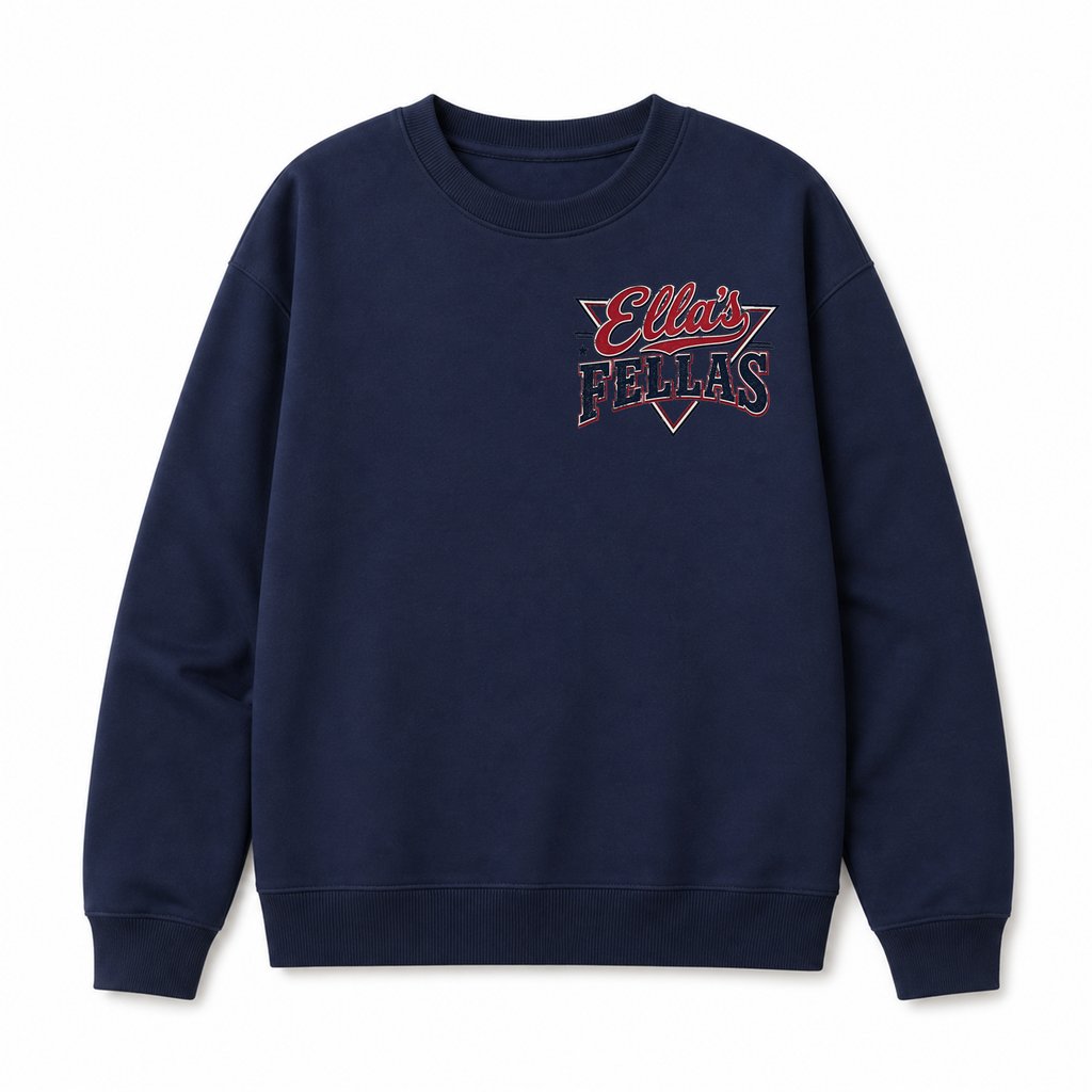 Ella's Fellas Texas Rodeo Crewneck Sweatshirt in Navy, front view