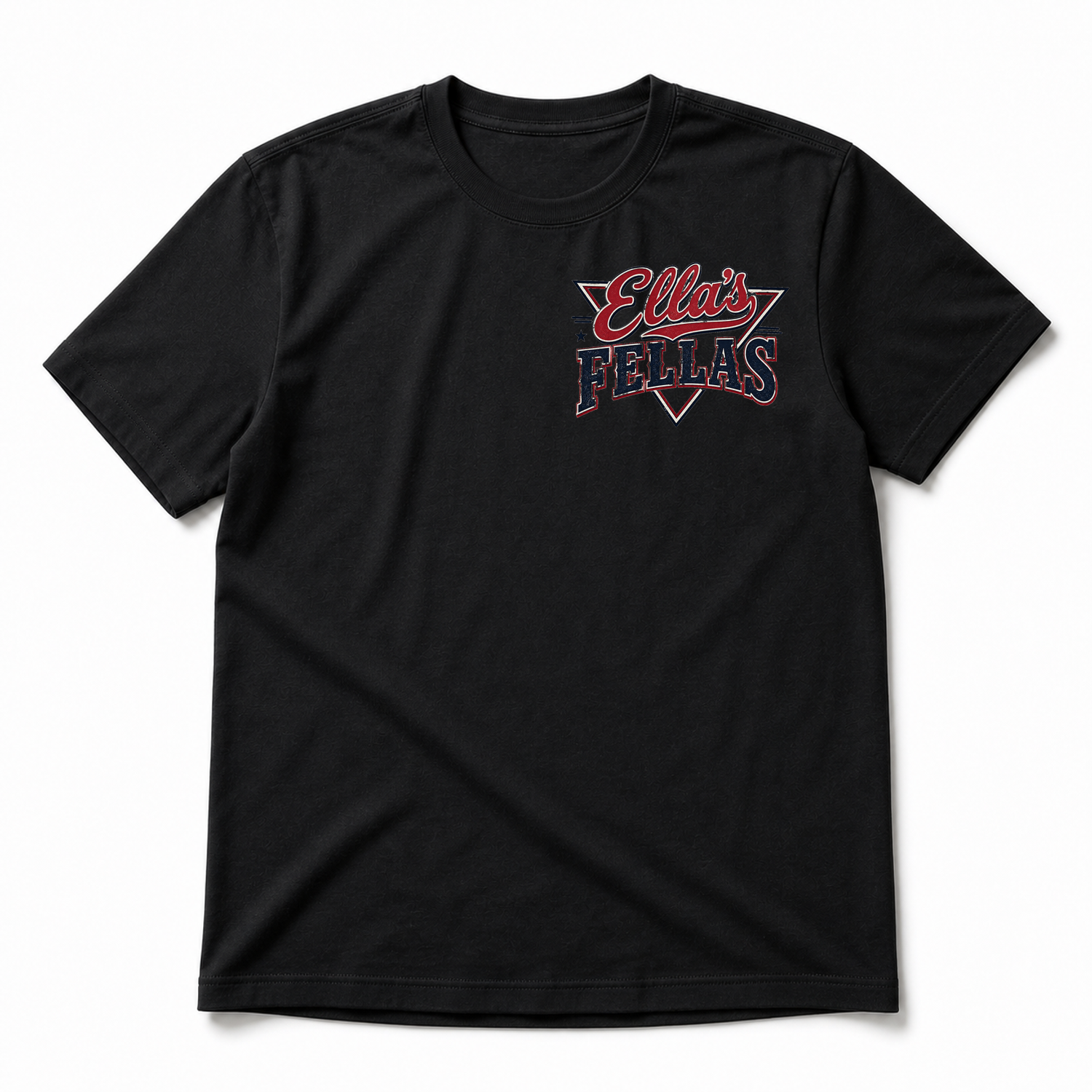 Ella's Fellas Texas Rodeo Cotton Graphic T-Shirt in Black, front view