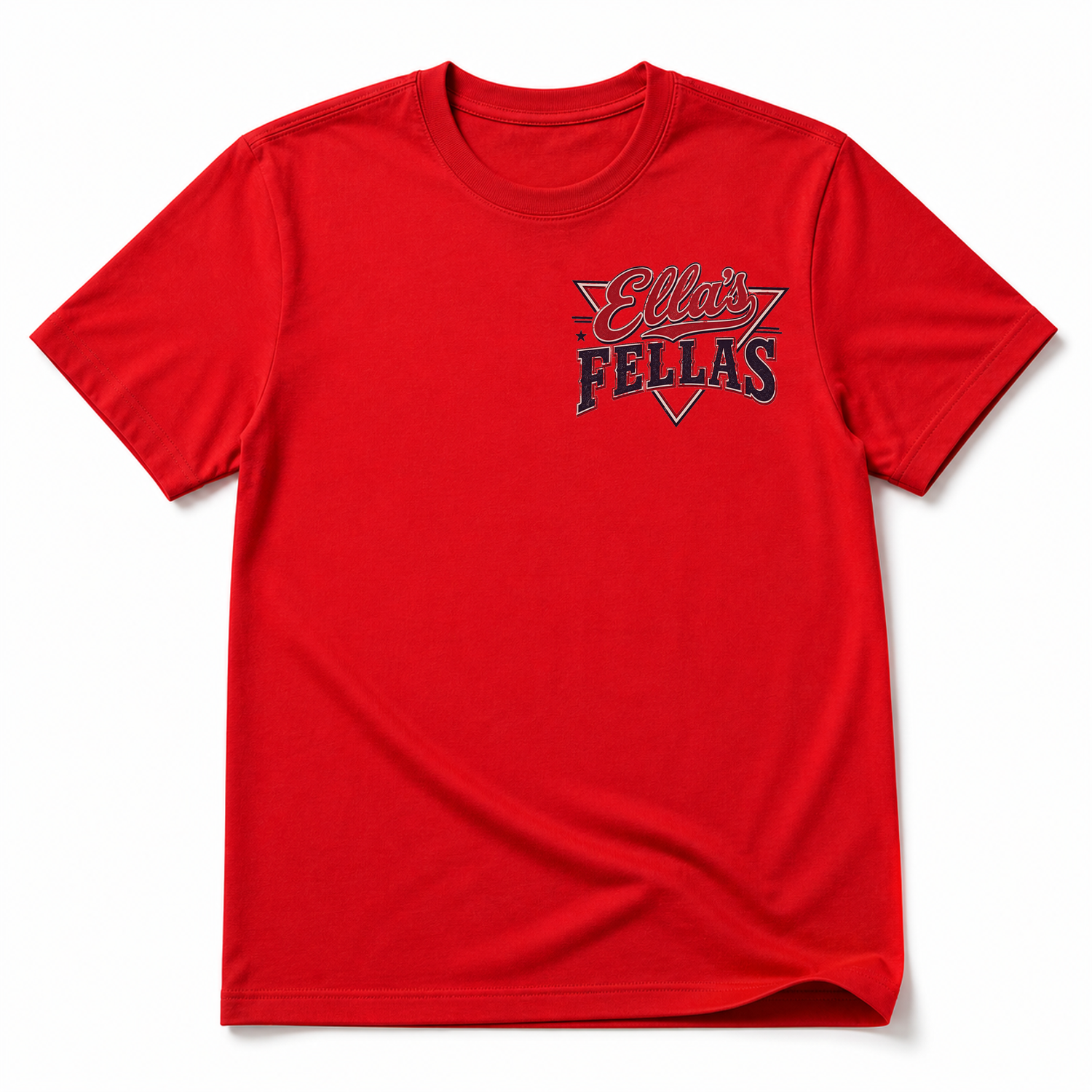 Ella's Fellas Texas Rodeo Cotton Graphic T-Shirt in Red, front view