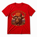 Texas State Of Mind Pure Cotton T-Shirt in Red