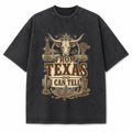 Vintage Washed Texas Heritage Icons Heavyweight Graphic Tee in Vintage Washed Heavyweight T-Shirt, Washed Black