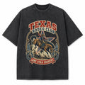Vintage Washed Texas Rodeo Club Heavyweight Graphic Tee in Vintage Washed Heavyweight T-Shirt, Washed Black