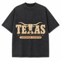 Vintage Washed Texas Longhorn Wordmark Heavyweight Graphic Tee in Vintage Washed Heavyweight T-Shirt, Washed Black