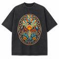 Vintage Washed Texas Psychedelic Desert Portal Heavyweight Graphic Tee in Vintage Washed Heavyweight T-Shirt, Washed Black