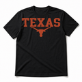 Texas Longhorn Graphic Tee & Sweatshirt — 100% Cotton T-Shirt, Black
